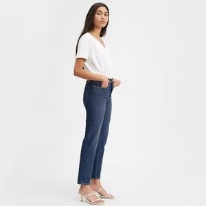 Levi’s Wedgie Icon Fit Ankle Premium Jeans Dark Wash